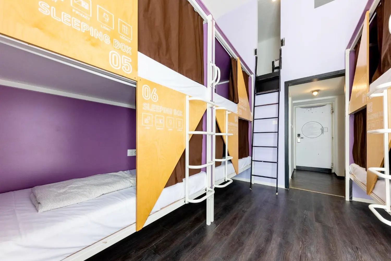 Dorm room at Adagio Hostel Basilica in Budapest