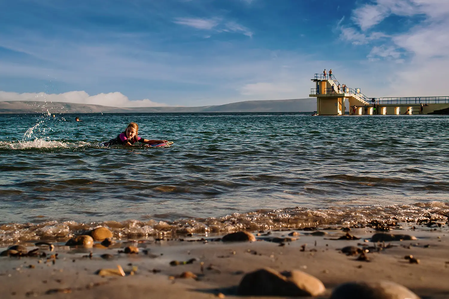 Blackrock beach in Galway, Ireland