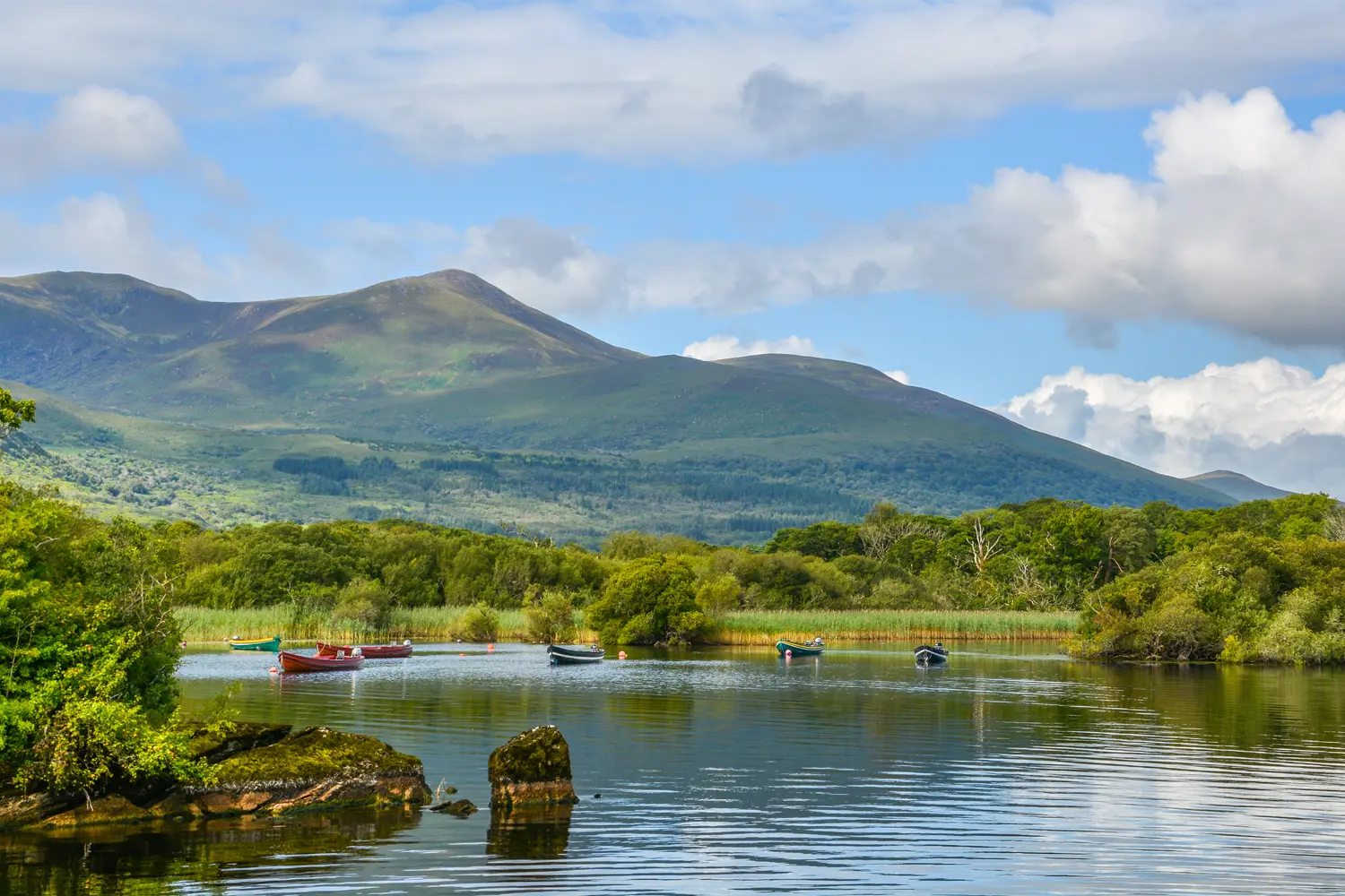 Lough Leane, in Killarney National Park, County Kerry, Ireland.