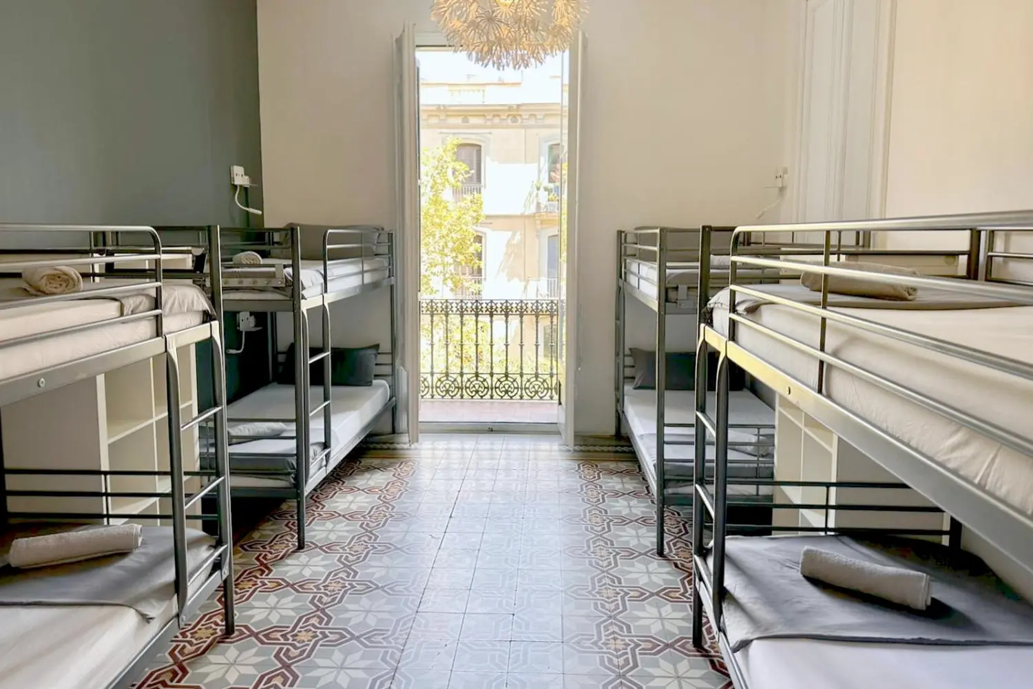 Dorm room at Fabrizzio’s Petit in Barcelona