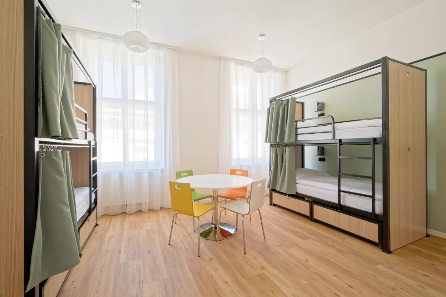 Dorm room at the Luma Terra Prague Hostel