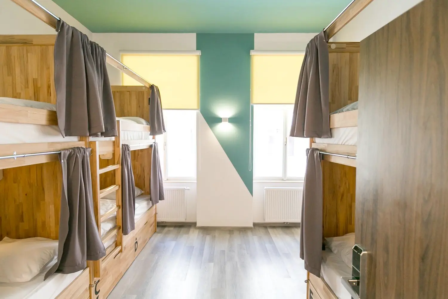 Dorm room at the Prague Dream Hostel