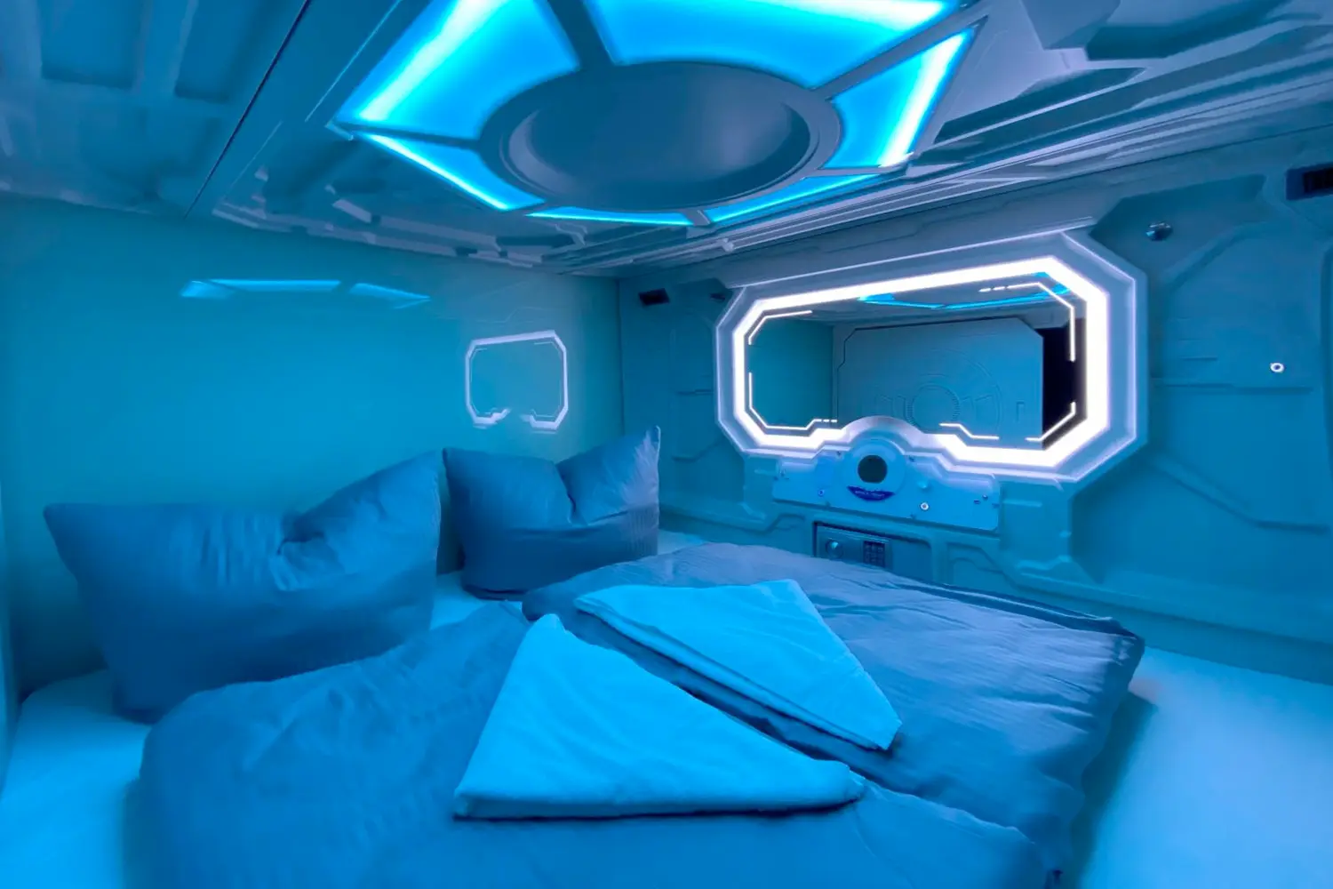 Pod at the Space Night Capsule Hostel in Berlin