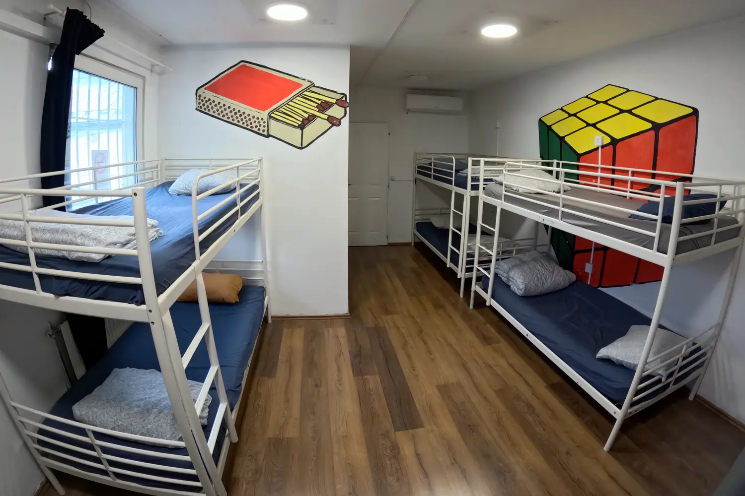 Dorm room at Vitae Hostel in Budapest