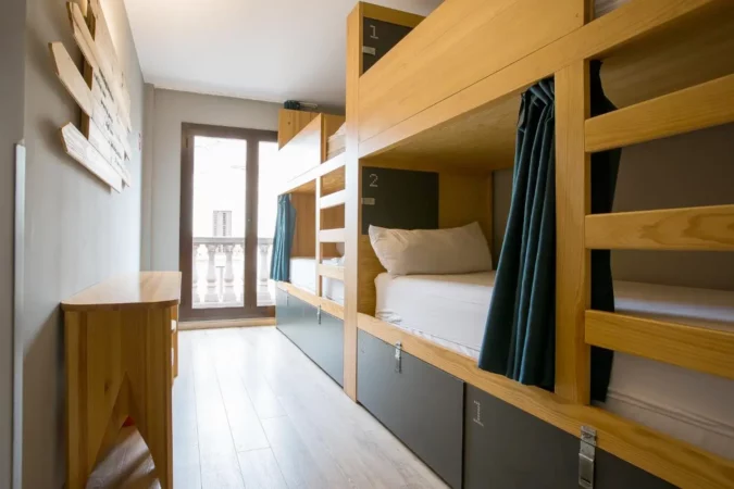 Dorm room at Yeah Barcelona Hostel