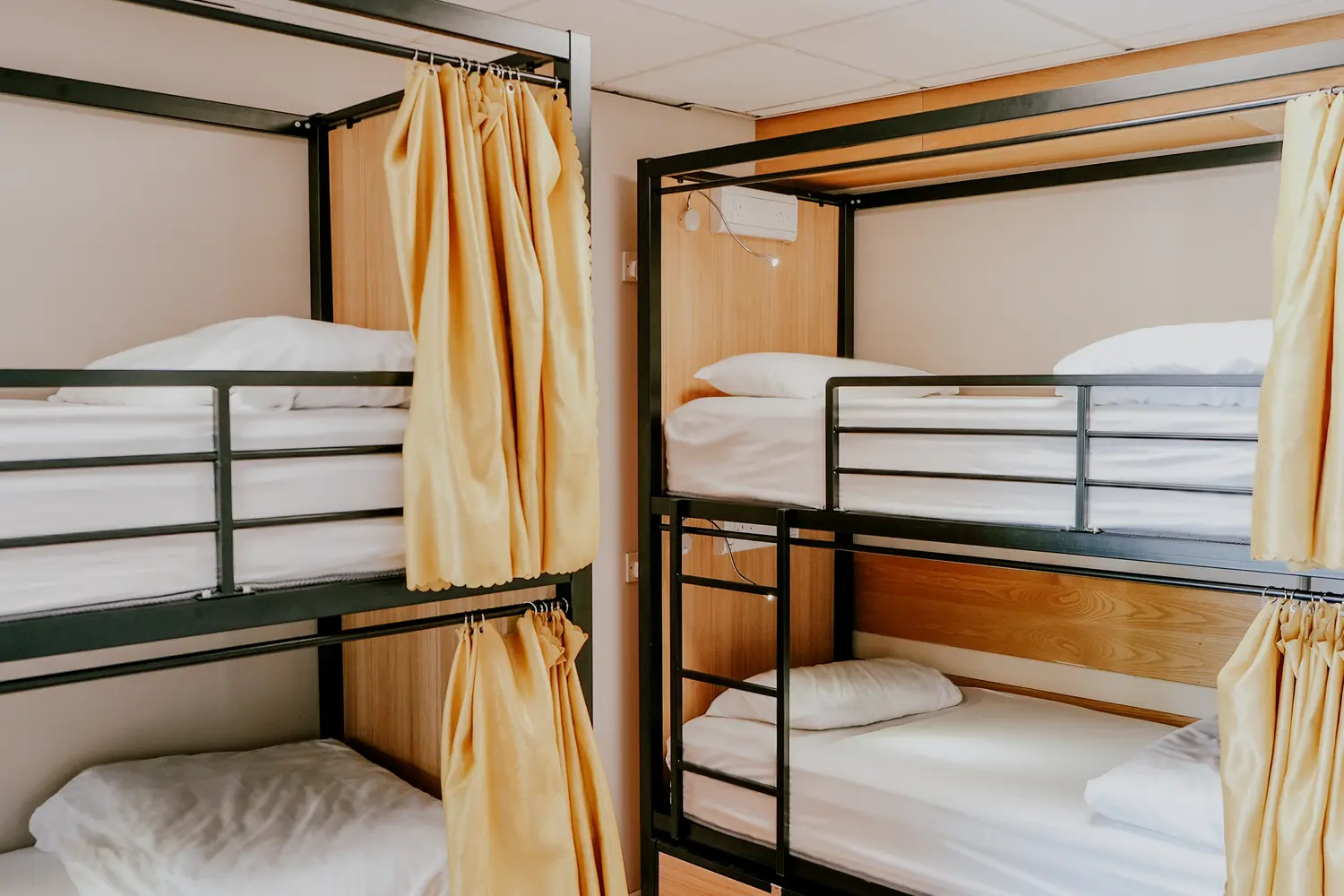 Dorm room at the Garden Lane Backpackers in Dublin