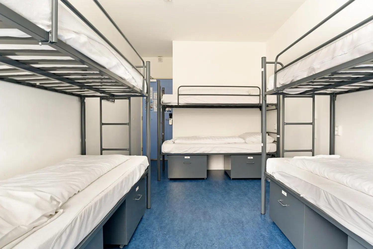 Dorm room at the Hans Brinker Hostel in Amsterdam