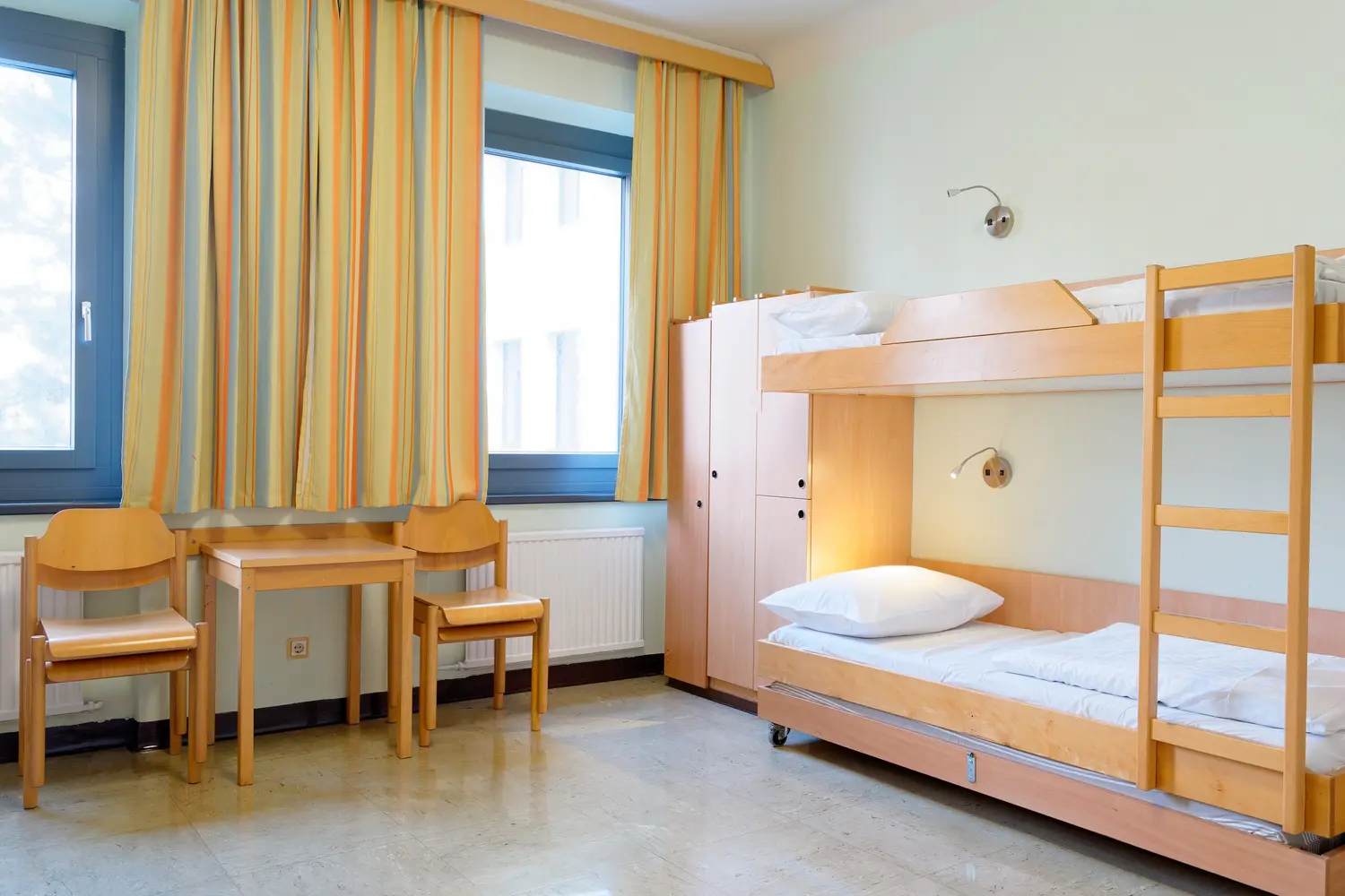 Dorm room at the HI Hostel Vienna Brigittenau
