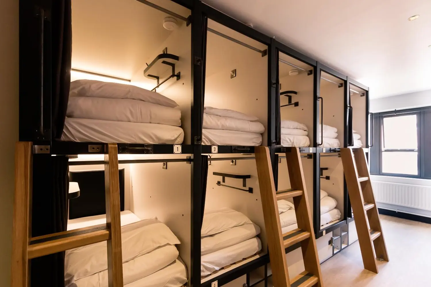 Dorm room at the Jacobs Inn Hostel in Dublin