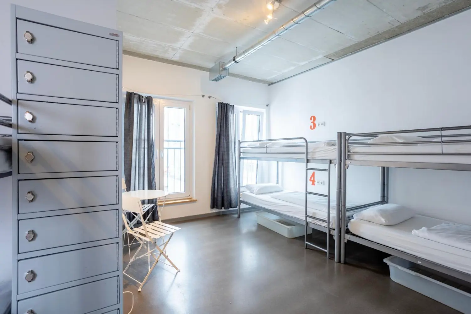 Dorm room at the Jaeger’s Munich hostel