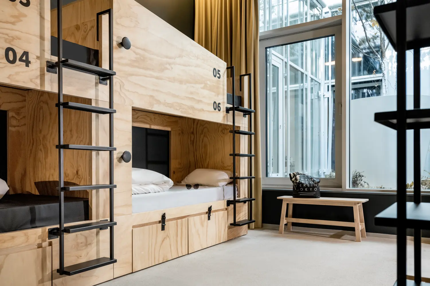 Dorm room at the Jo & Joe Vienna