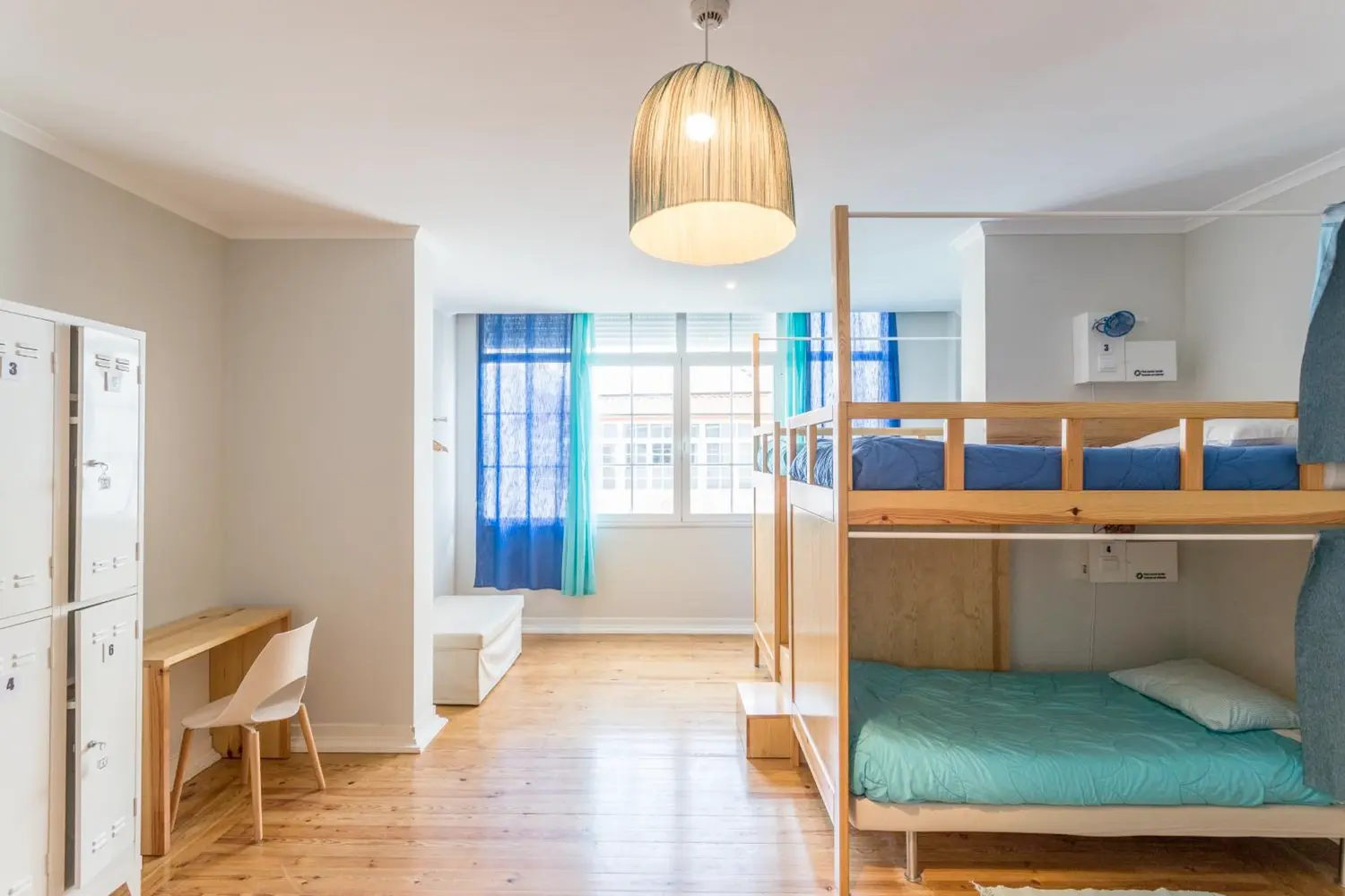 Dorm room at the Lisboa Central Hostel
