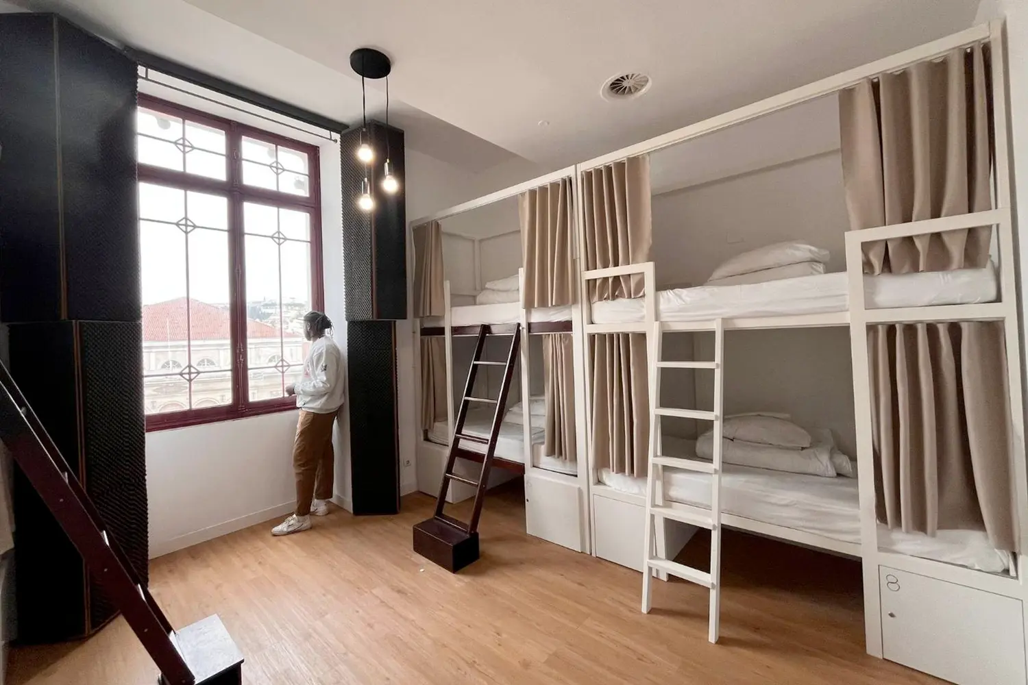 Dorm room at the Lisbon Destination Hostel