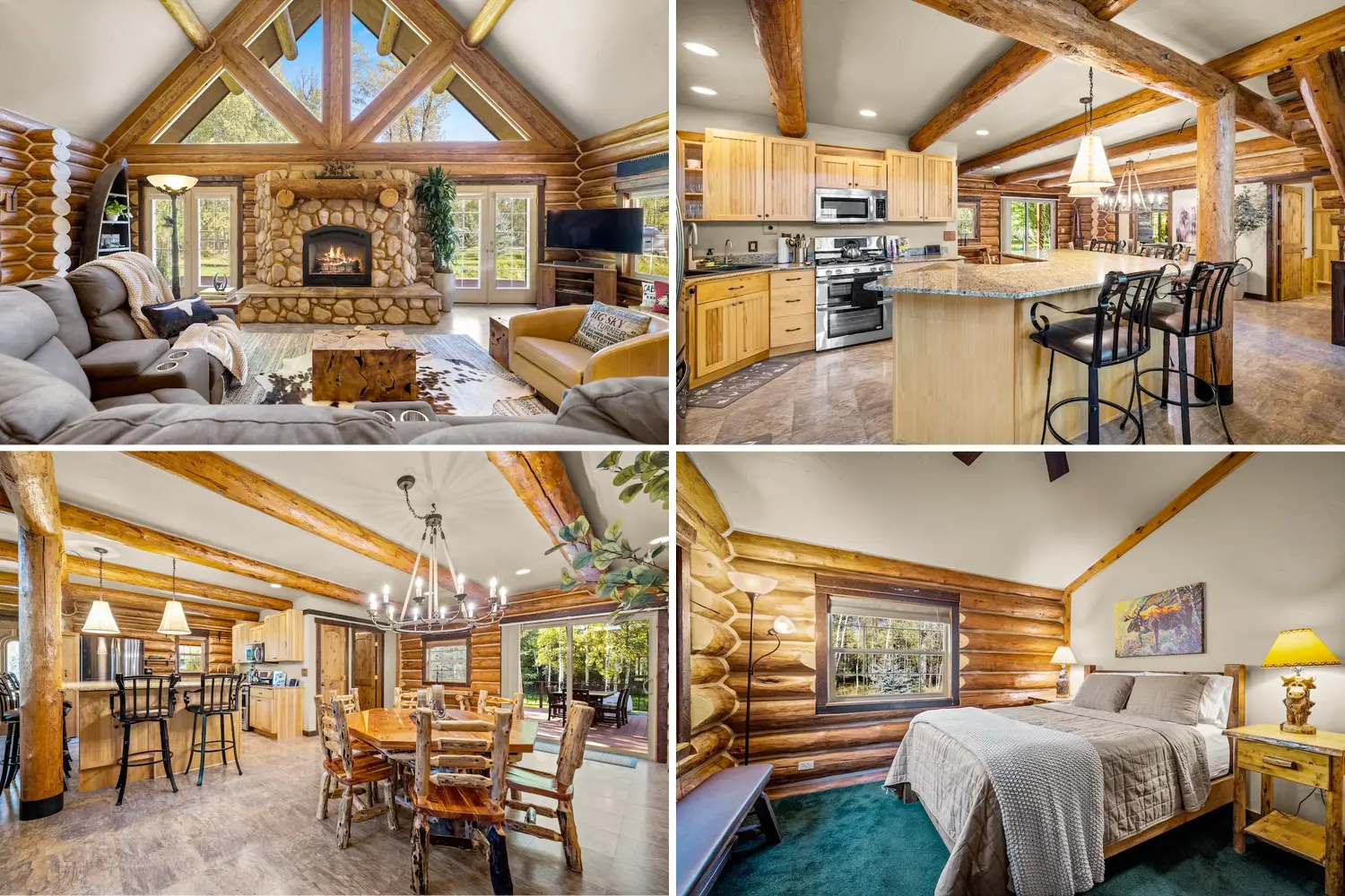 Log Home Cabin in Whitefish