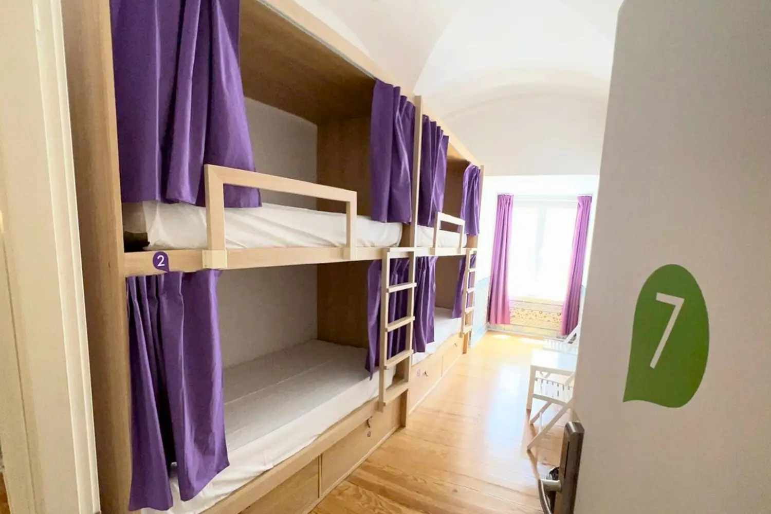 Dorm room at the Lost Inn Lisbon