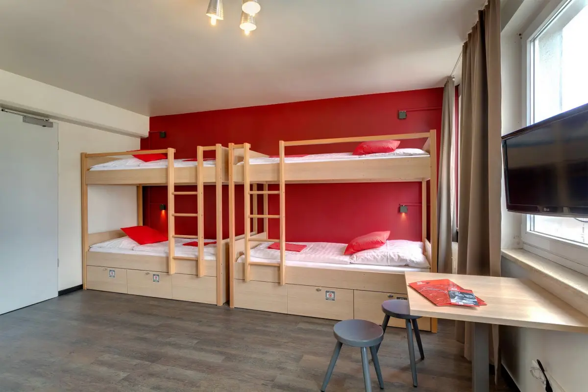Dorm room at the MEININGER Hotel München Zentrum in Munich, Germany