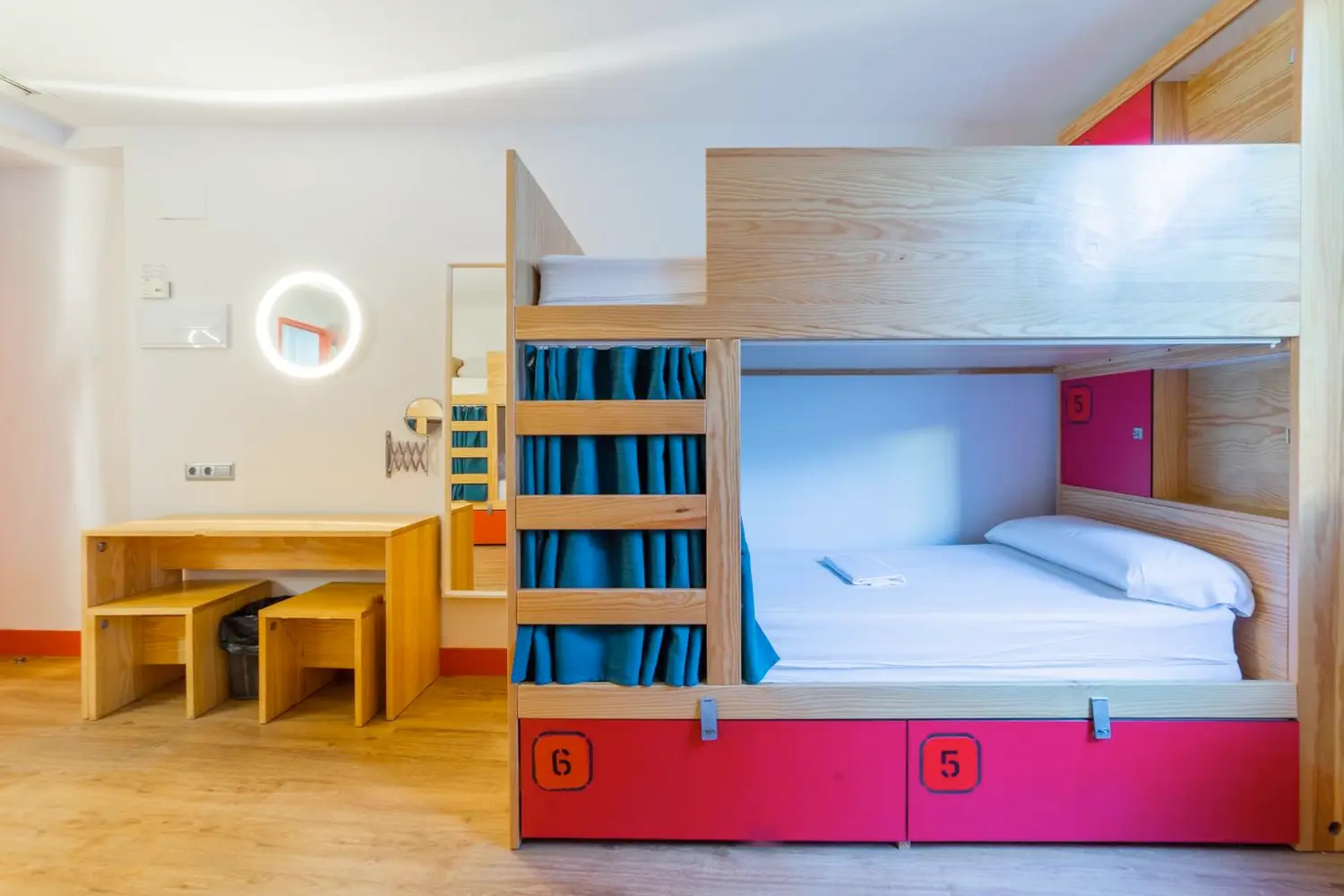 Dorm room at Ok Hostel Madrid