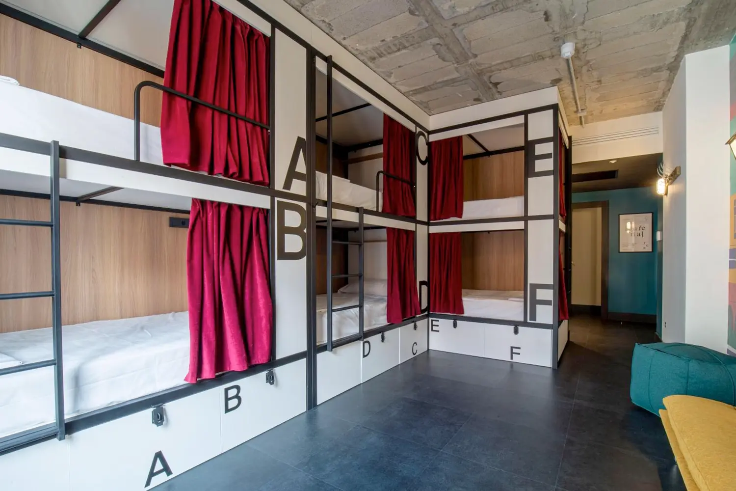 Dorm room at The Central House Lavapiés
