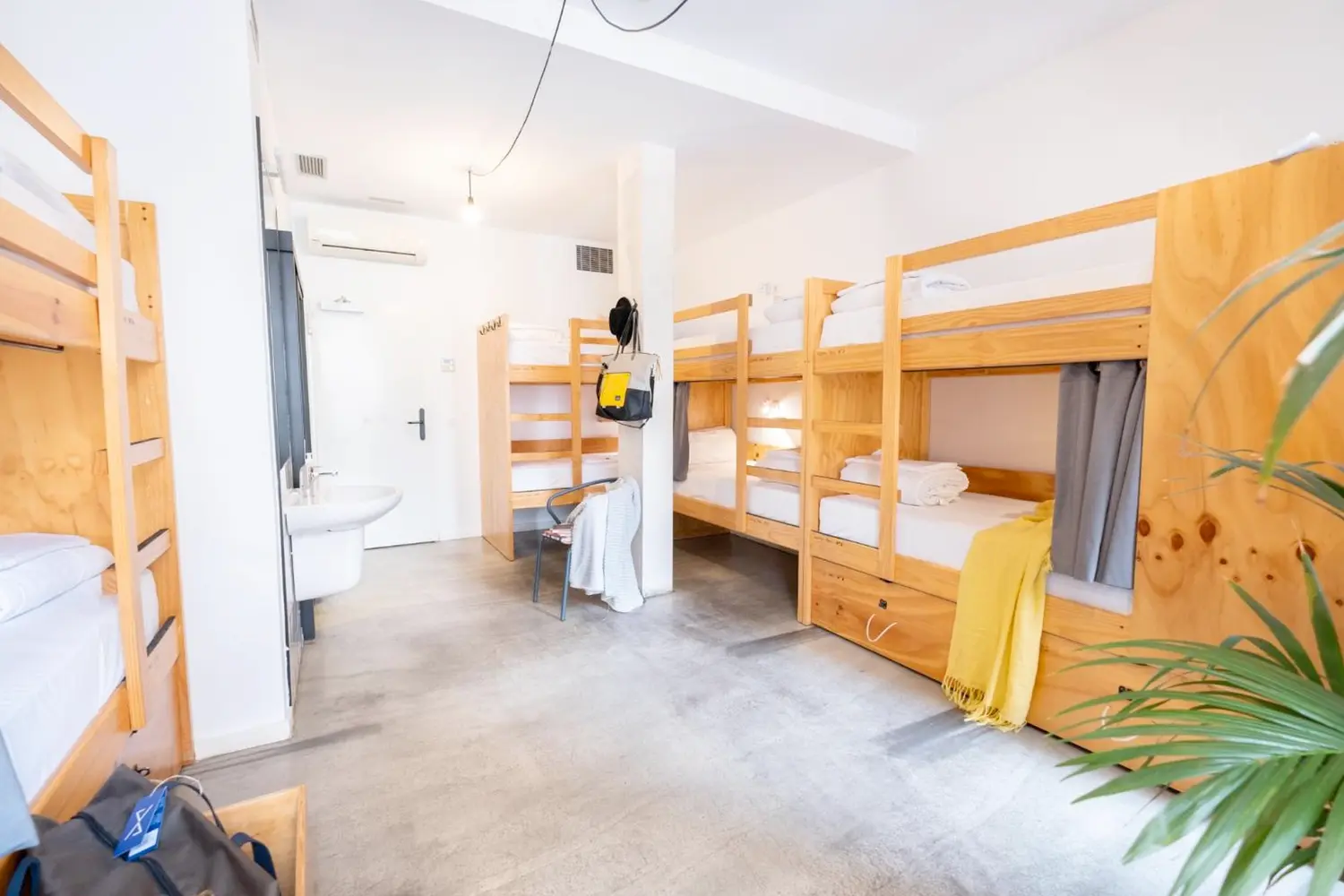 Dorm room at The Hat Madrid hostel
