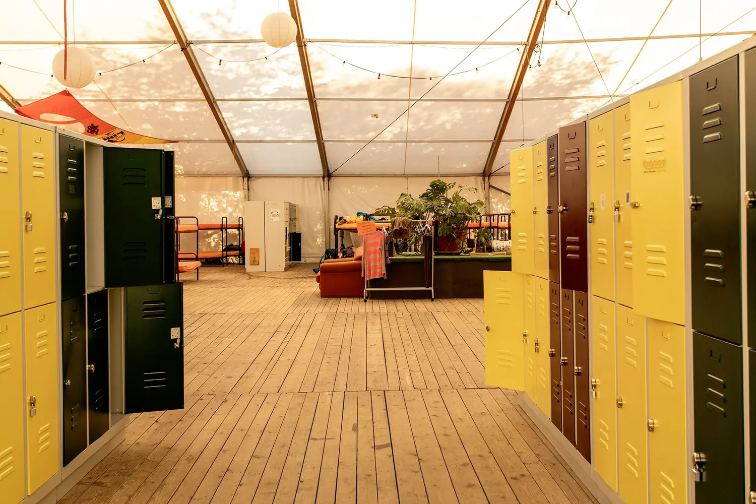 The Tent hostel in Munich, Germany