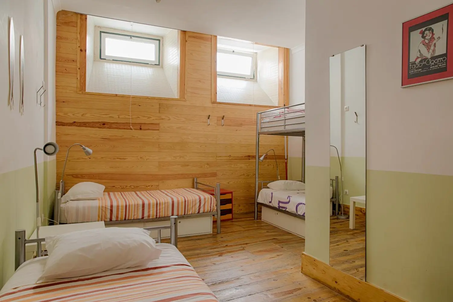 Dorm room at the This is Lisbon Hostel