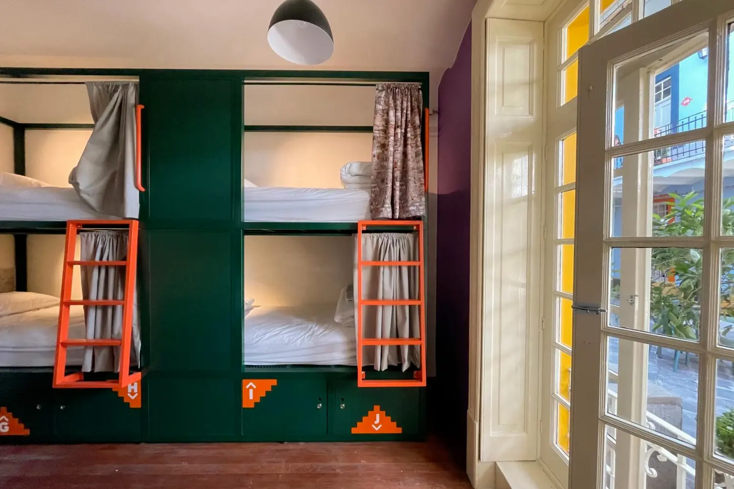 Dorm room at the Viajero CDMX Centro Hostel in Mexico City