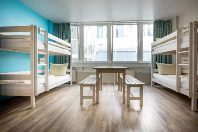 Dorm room at the Wombats City Hostel Munich Hauptbahnhof