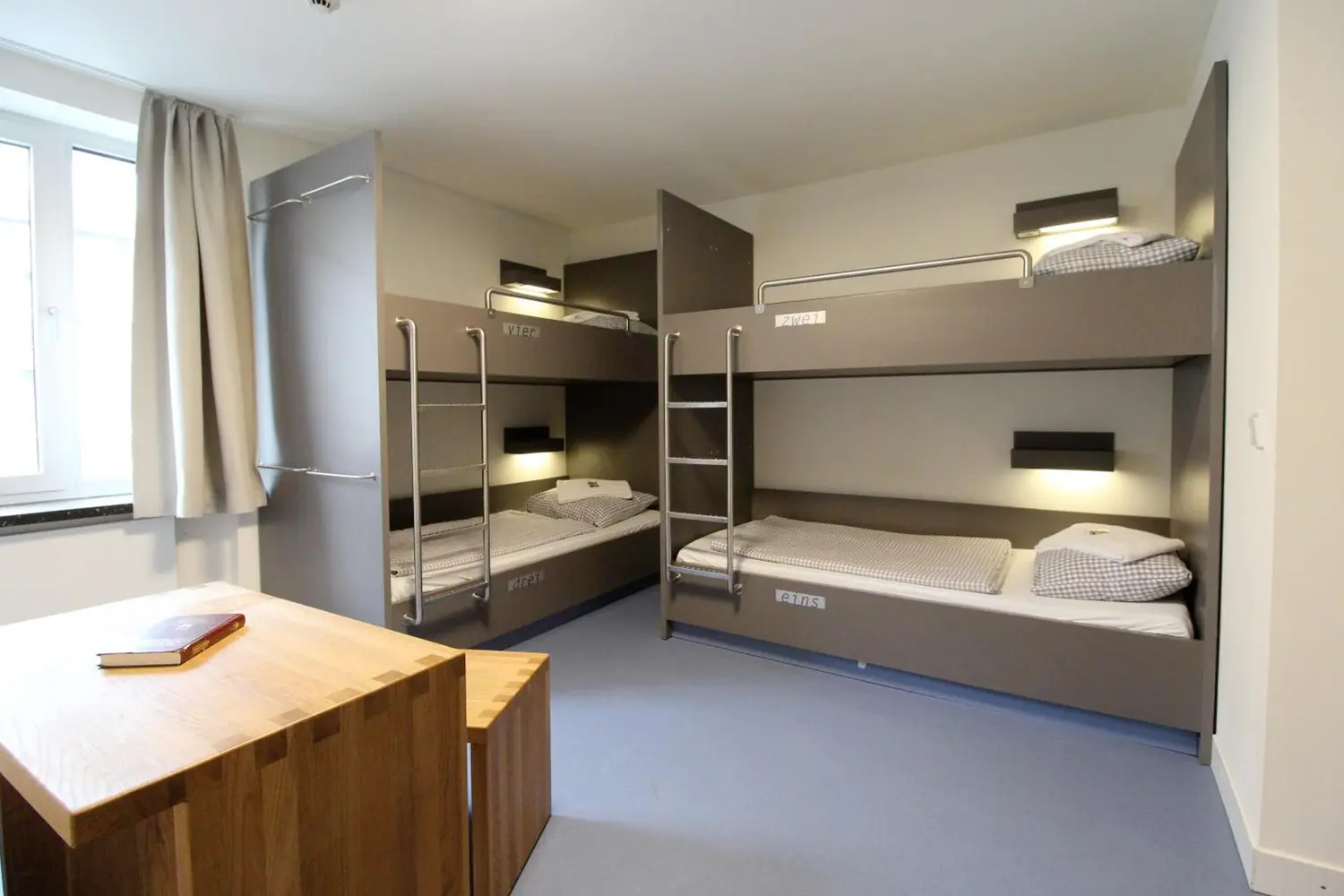 Dorm room at the CVJM Jugendhotel München