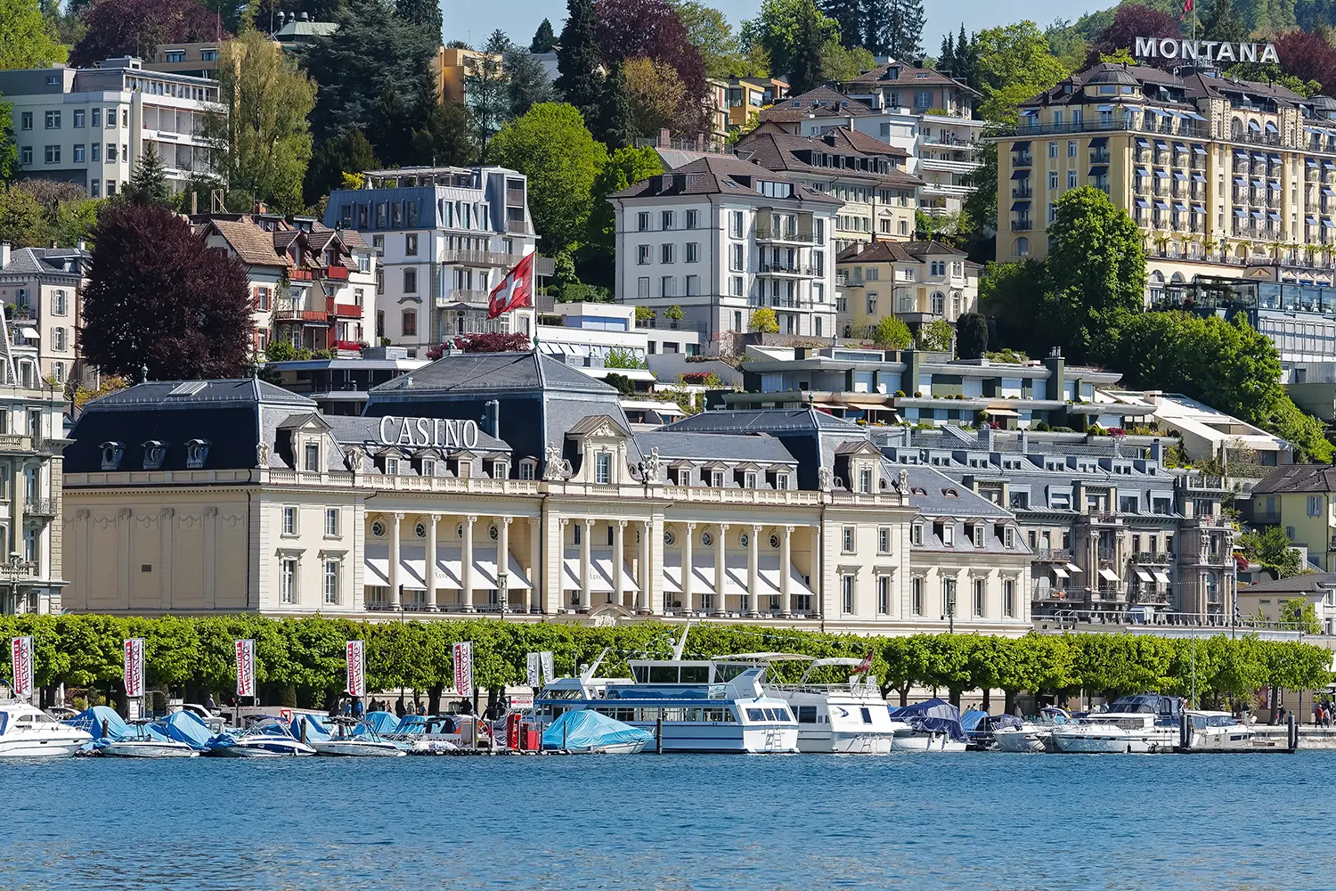 The Grand Casino facing towards Lake Lucerne
