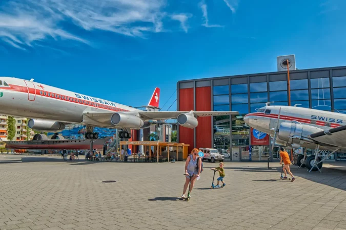 Swiss Transport Museum in Lucerne, Switzerland
