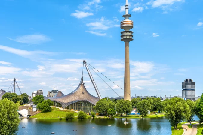 Olympiapark in Munich, Germany