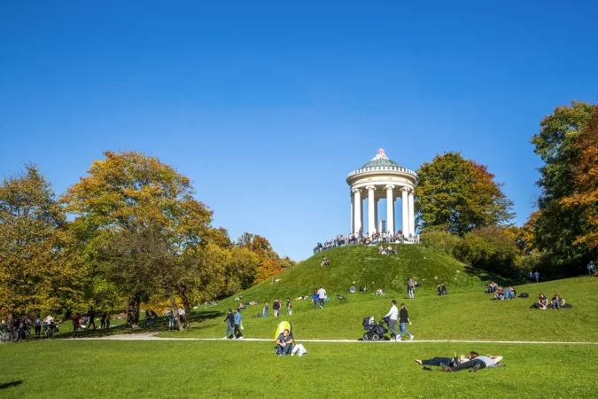 English Garden in Munich, Bavaria, Germany