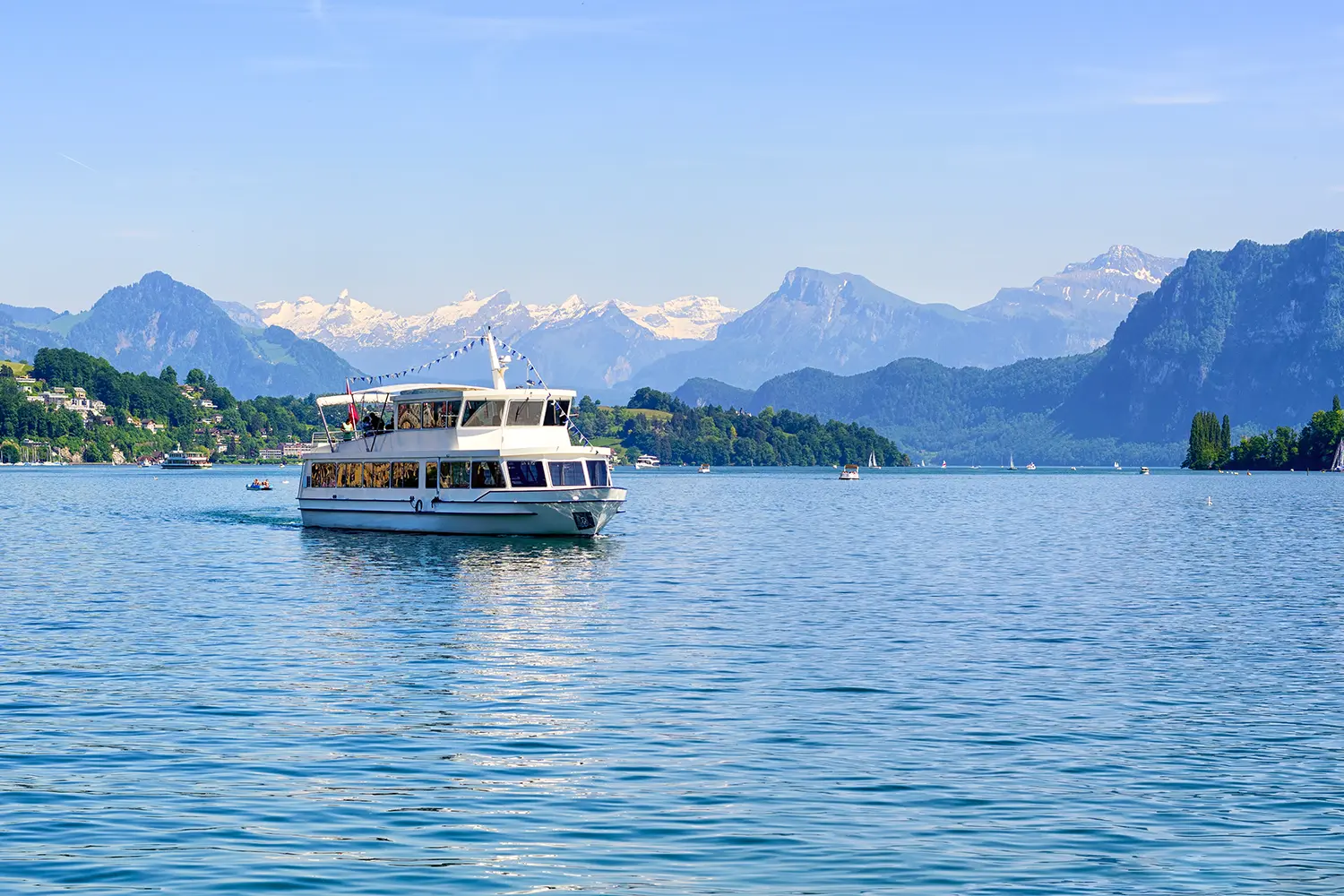 Boat cruise on Lake Lucerne, Switzerland