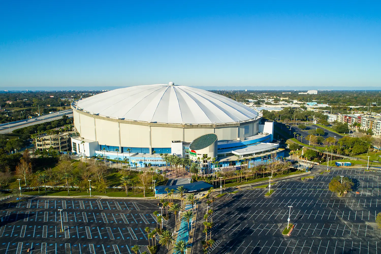 Tropicana Field in St Petersburg Florida US
