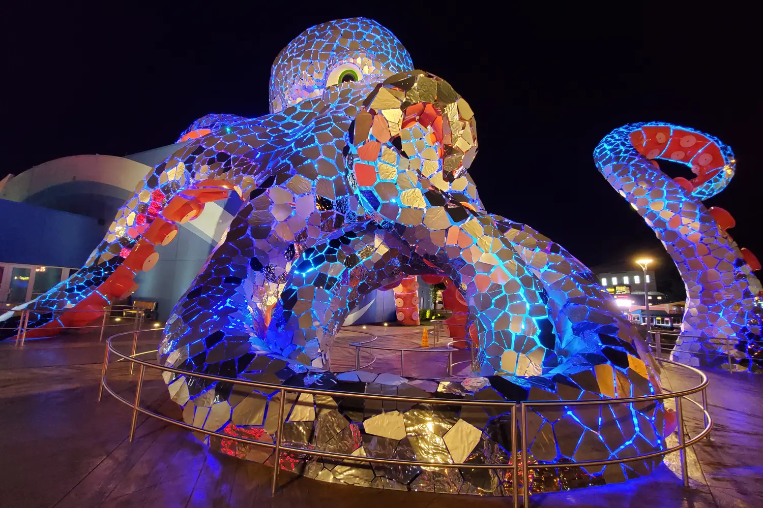 The illuminate display of Aquarium At The Boardwalk