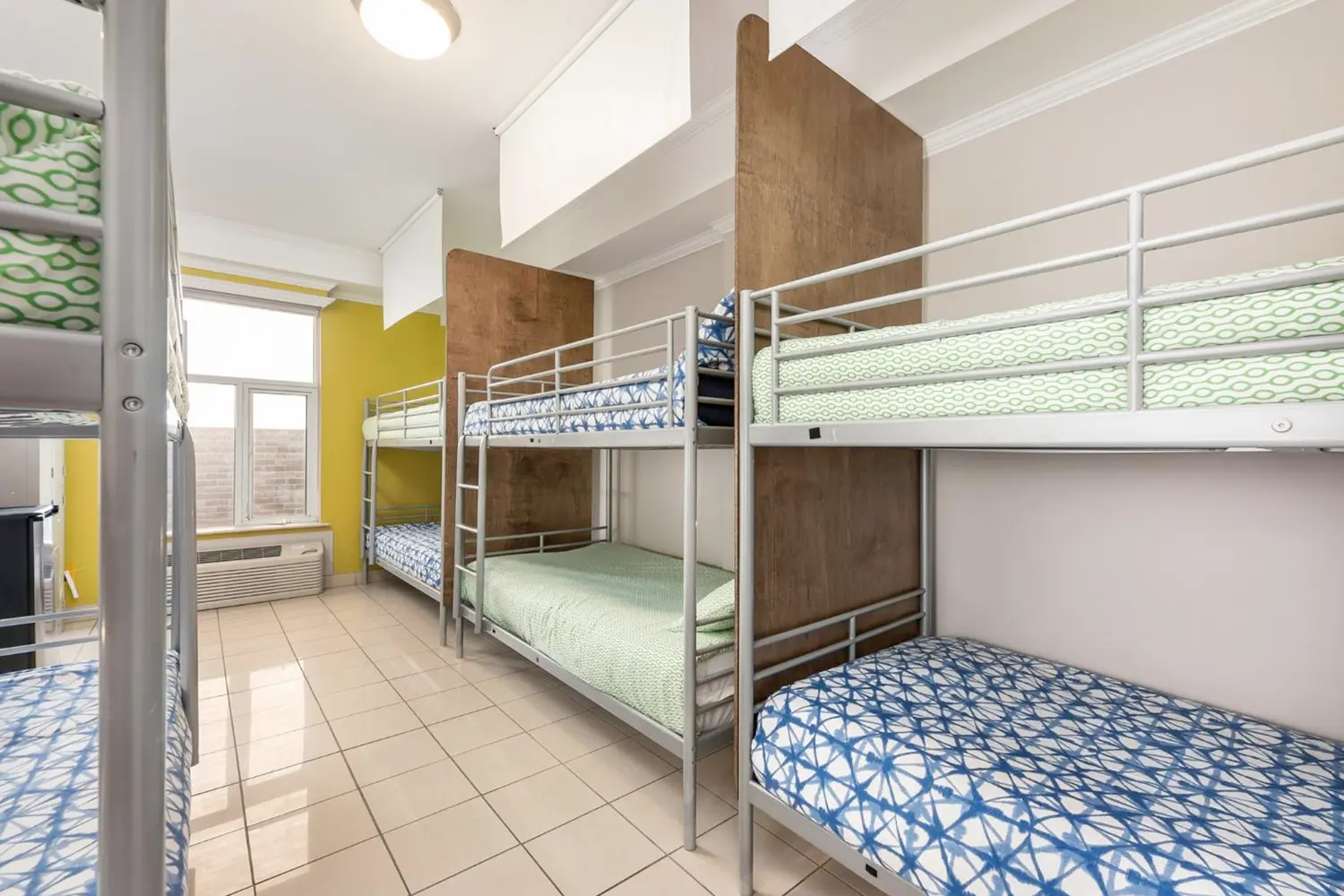 Dorm room at the Samesun Montreal Central Hostel