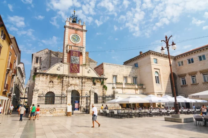 Narodni trg in Zadar, Croatia