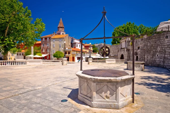 Five Wells Square in Zadar, Croatia
