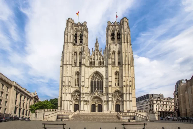Cathedral St. Michael and St. Gudula in Brussel, Belgium