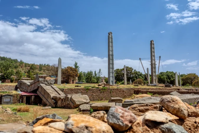 Northern Stelae Field in Aksum, Ethiopia