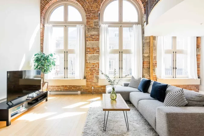 Beautiful Airbnb loft in Quebec City, Canada