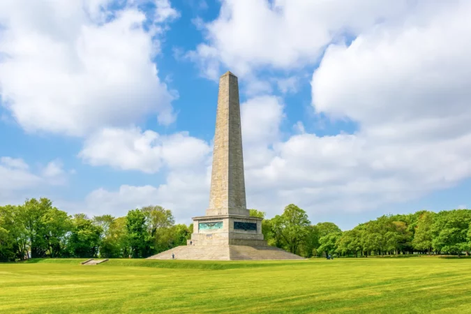 Wellington monument in the Phoenix park in Dublin, Ireland