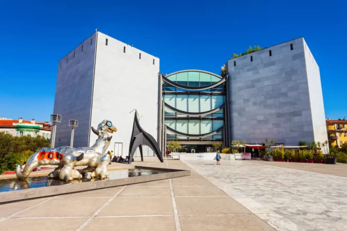 Museum of Modern and Contemporary Art or MAMAC in Nice city, France