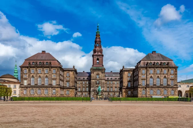 Christiansborg Slot Palace in Copenhagen, Denmark