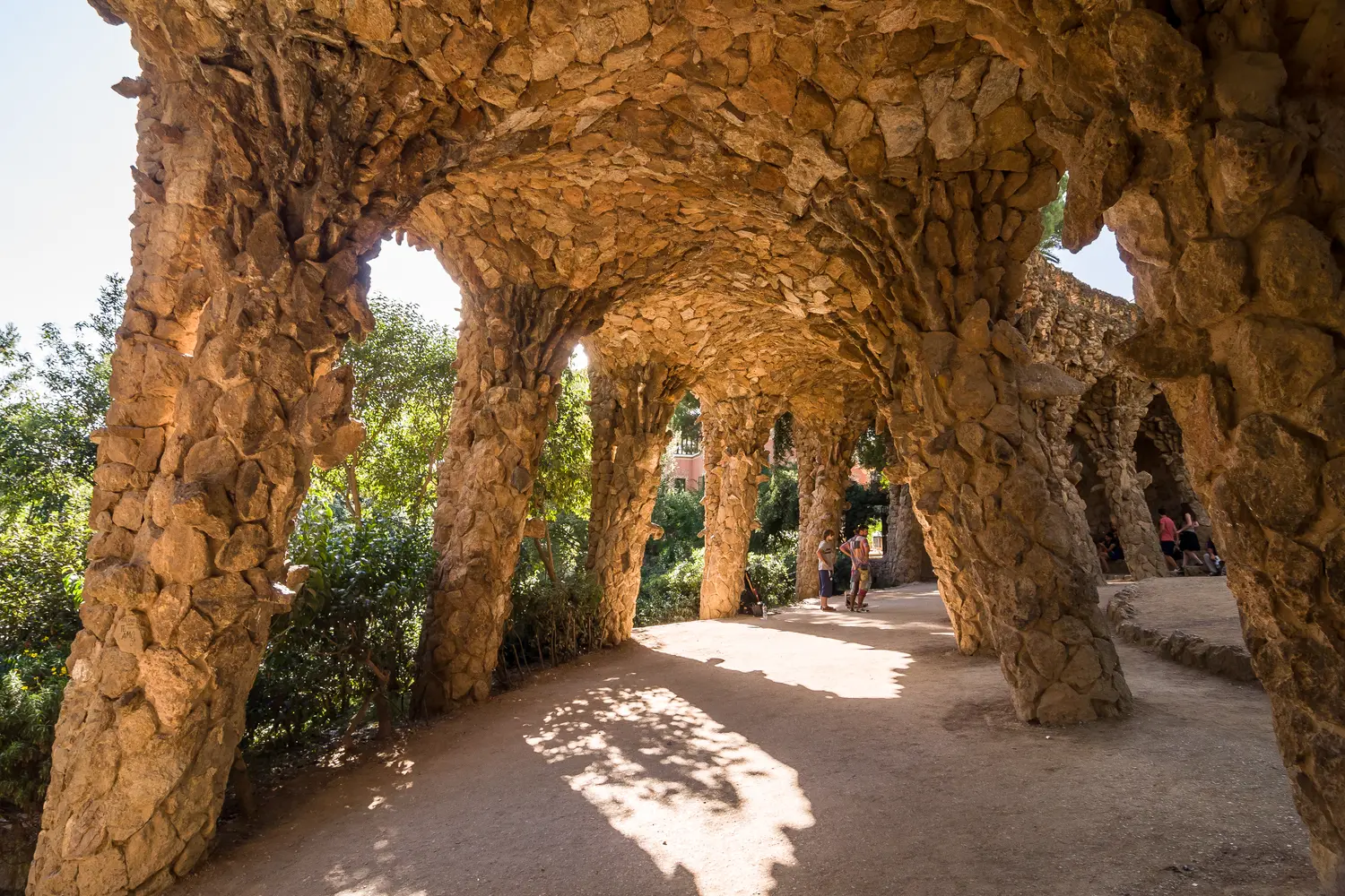 Park Güell in Barcelona, Spain