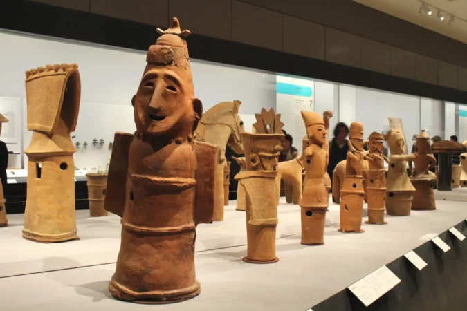 The statue collections at Tokyo National Museum