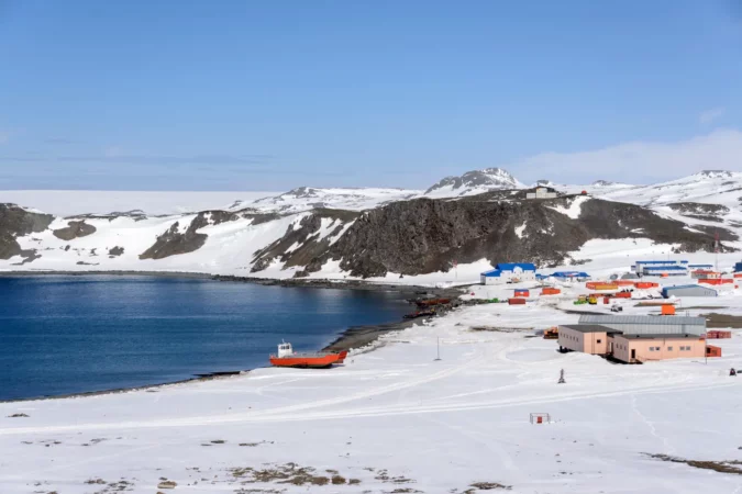 Bellingshausen Russian Antarctic research station on King George island