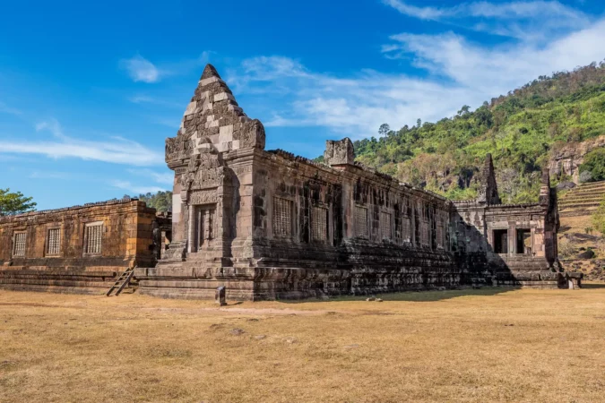 Vat Phou or Wat Phu temple in Laos