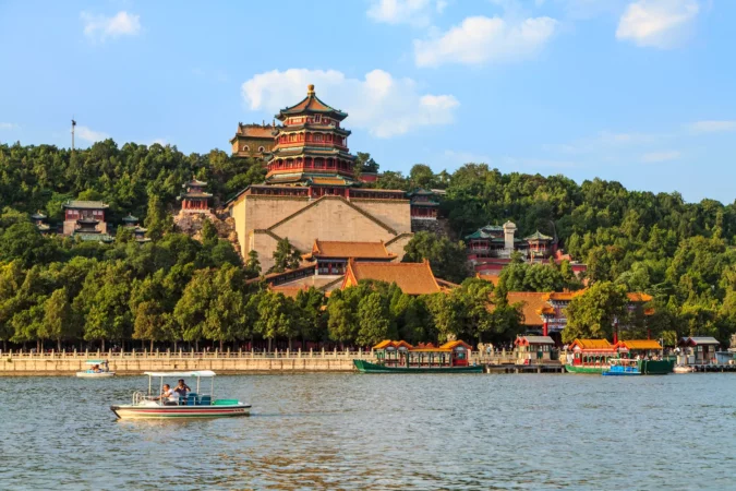 The summer palace in the city of Beijing, China