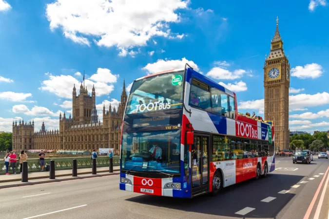 Tootbus in London, UK
